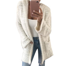 Load image into Gallery viewer, 2019 Autumn Winter Batwing Sleeve Knitwear Cardigan Women Large Size Knitted Sweater Cardigan Female Elegant Jumper Coat