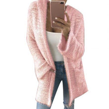 Load image into Gallery viewer, 2019 Autumn Winter Batwing Sleeve Knitwear Cardigan Women Large Size Knitted Sweater Cardigan Female Elegant Jumper Coat