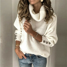 Load image into Gallery viewer, Womens Sweater  Knitted Wear Solid Sweater Jumper Ladies Winter Casual Pullover Tops Plus Size  /BY