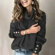 Load image into Gallery viewer, Womens Sweater  Knitted Wear Solid Sweater Jumper Ladies Winter Casual Pullover Tops Plus Size  /BY