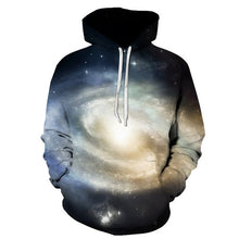 Load image into Gallery viewer, TUNSECHY NEW 2018 Hot Fashion Men/Women 3d Sweatshirts Print Spilled Milk Space Galaxy Hooded Hoodies Thin Unisex Pullovers Tops