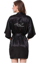 Load image into Gallery viewer, Maid of Honor bridesmaid robes personalized matching robes mother of the bride gift rob