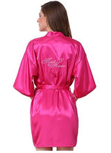 Load image into Gallery viewer, Maid of Honor bridesmaid robes personalized matching robes mother of the bride gift rob