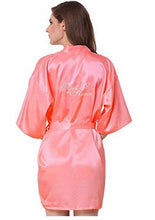 Load image into Gallery viewer, Maid of Honor bridesmaid robes personalized matching robes mother of the bride gift rob