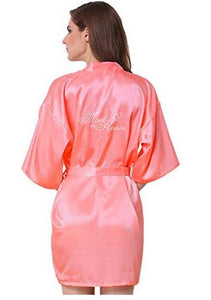 Maid of Honor bridesmaid robes personalized matching robes mother of the bride gift rob