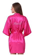 Load image into Gallery viewer, Maid of Honor bridesmaid robes personalized matching robes mother of the bride gift rob