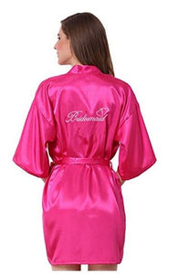 Maid of Honor bridesmaid robes personalized matching robes mother of the bride gift rob