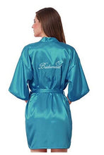 Load image into Gallery viewer, Maid of Honor bridesmaid robes personalized matching robes mother of the bride gift rob