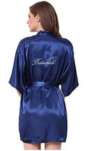 Load image into Gallery viewer, Maid of Honor bridesmaid robes personalized matching robes mother of the bride gift rob