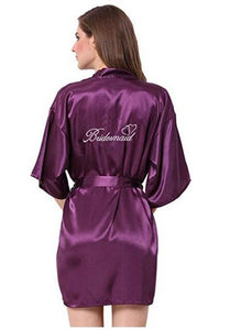 Maid of Honor bridesmaid robes personalized matching robes mother of the bride gift rob