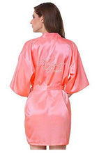 Load image into Gallery viewer, Maid of Honor bridesmaid robes personalized matching robes mother of the bride gift rob