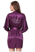 Load image into Gallery viewer, Maid of Honor bridesmaid robes personalized matching robes mother of the bride gift rob