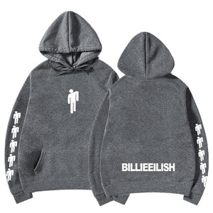 Billie Eilish Fashion Printed Hoodies Women/Men Long Sleeve Hooded Sweatshirts 2019 Hot Sale Casual Trendy Streetwear Hoodies